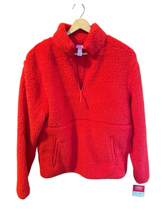 Wondershop Other - Wondershop Red Sherpa Half-Zip Pullover